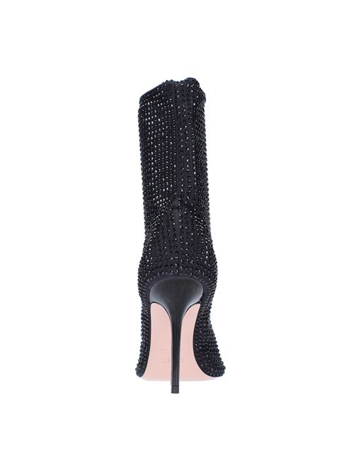 Tronchetti spuntati GEDEBE modello CARON in lycra elastica e strass GEDEBE | CARON 100NERO
